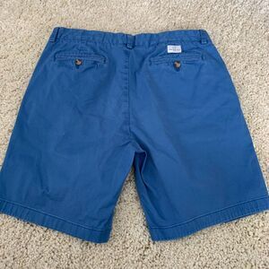 Vineyard Vines Breaker Shorts Performance 8" Inseam Blue Golf Chino Mens Sz 35